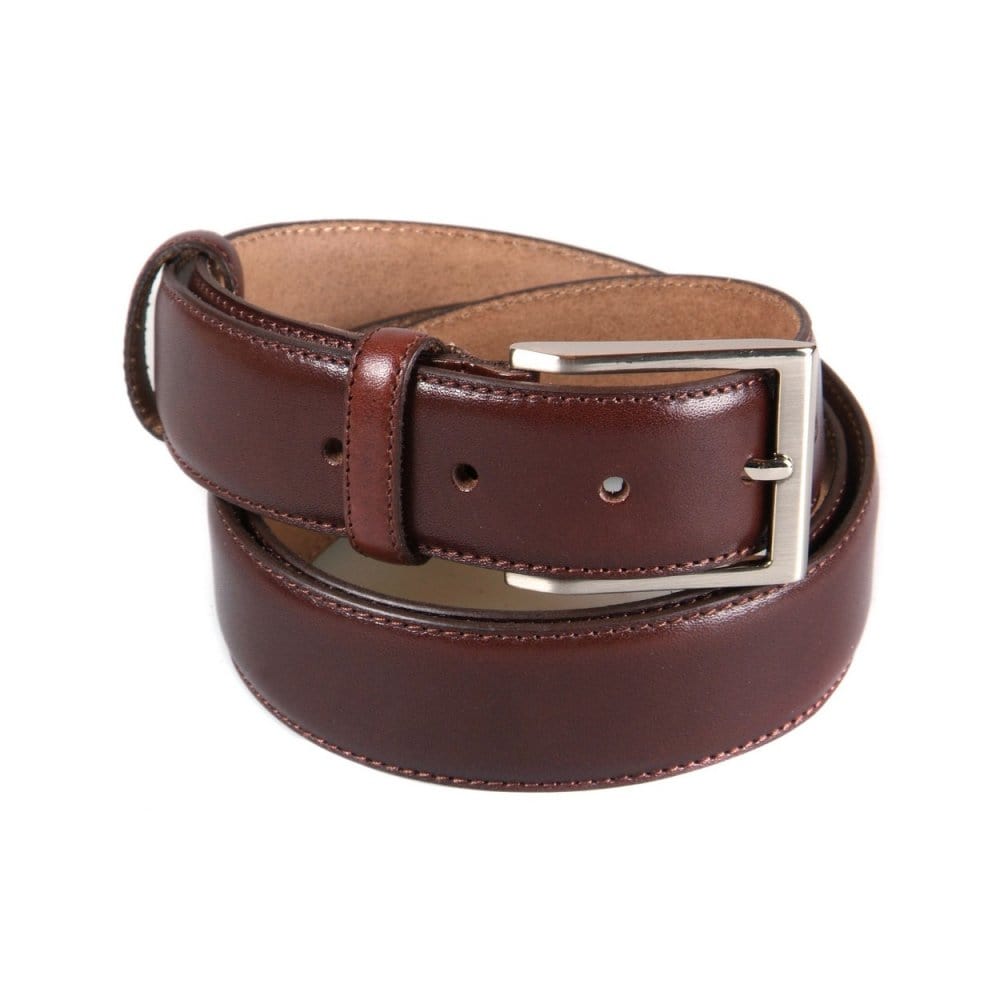 Men's Leather Belt, Brown | Men's Belts | SageBrown