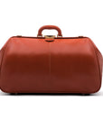 Large leather Gladstone holdall, light tan, front