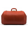 Leather Gladstone holdall, light tan, back