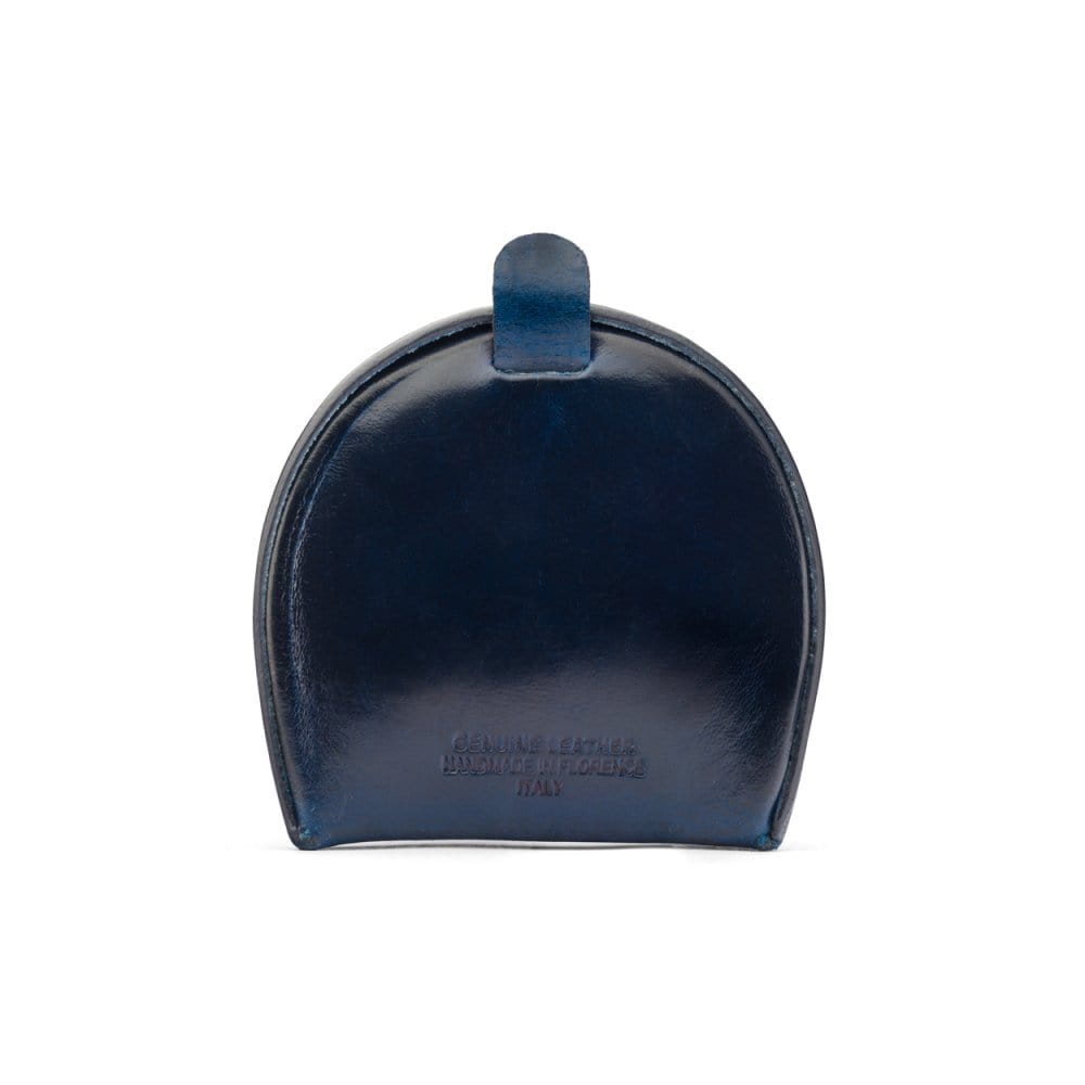 Moulded Compact Coin Purse - Navy