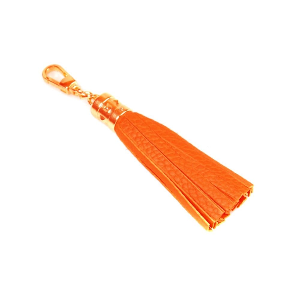 Orange Decorative Leather Tassel
