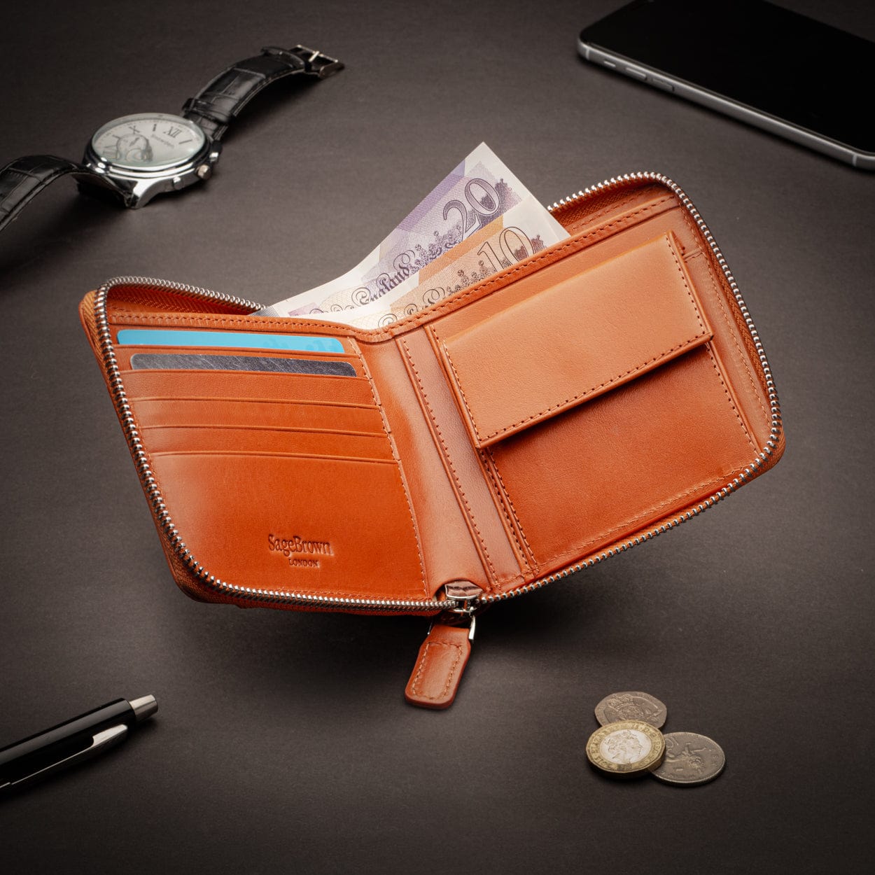 Mens Wallet Card Holder Hasp Leather Short Wallet Zipper Coin Purse | Save  Money Temu | Temu