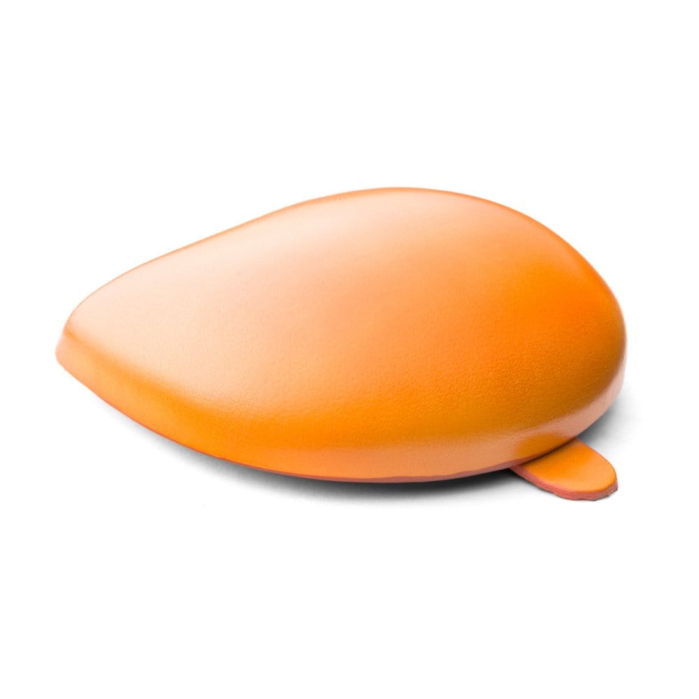Moulded Compact Coin Purse - Orange