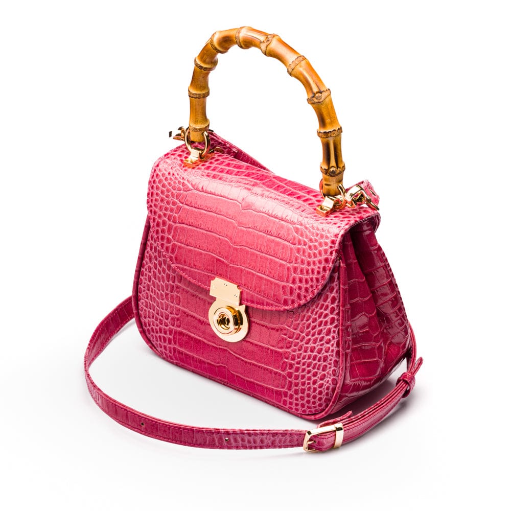 Thiara crocodile handbag Gucci Pink in Crocodile - 24791296