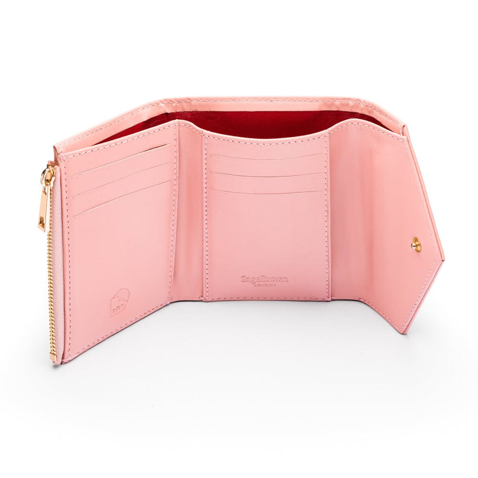 RFID Leather Envelope Purse, Pink | Purses | SageBrown