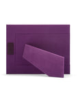 Leather photo frame, purple, 6x4", landscape back