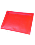 Red Saffiano Leather Envelope Folder