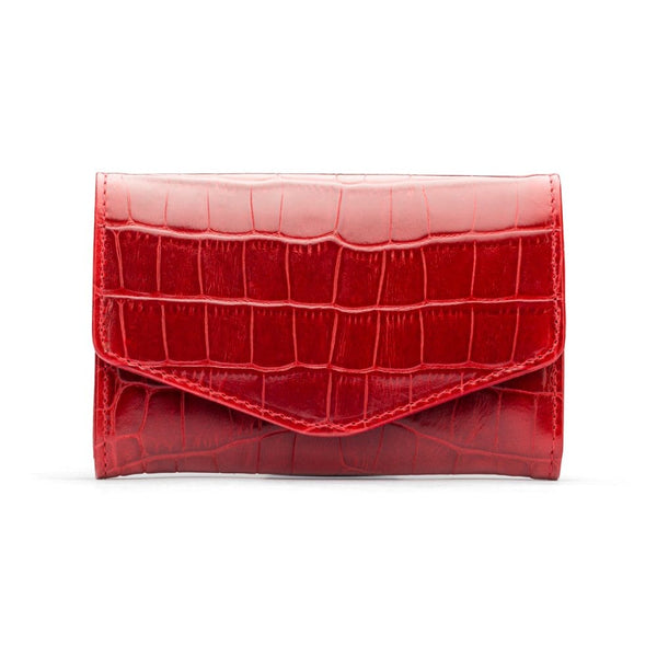 Simply Vera Wang Red Crimson Faux Crocodile Leather Purse Shoulder Bag  Handbag | eBay