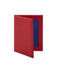 Double leather photo frame, red, 6 x 4"