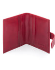 Red Multiple Leather Card Wallet