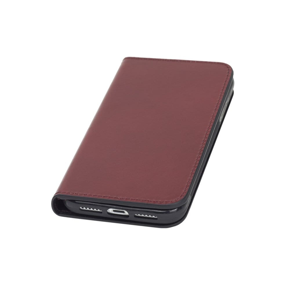 Red With Black iPhone XR Wallet Case 