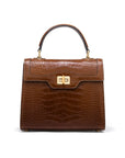 Tan Leather Signature Morgan Bag