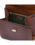 Tan Leather Signature Morgan Bag