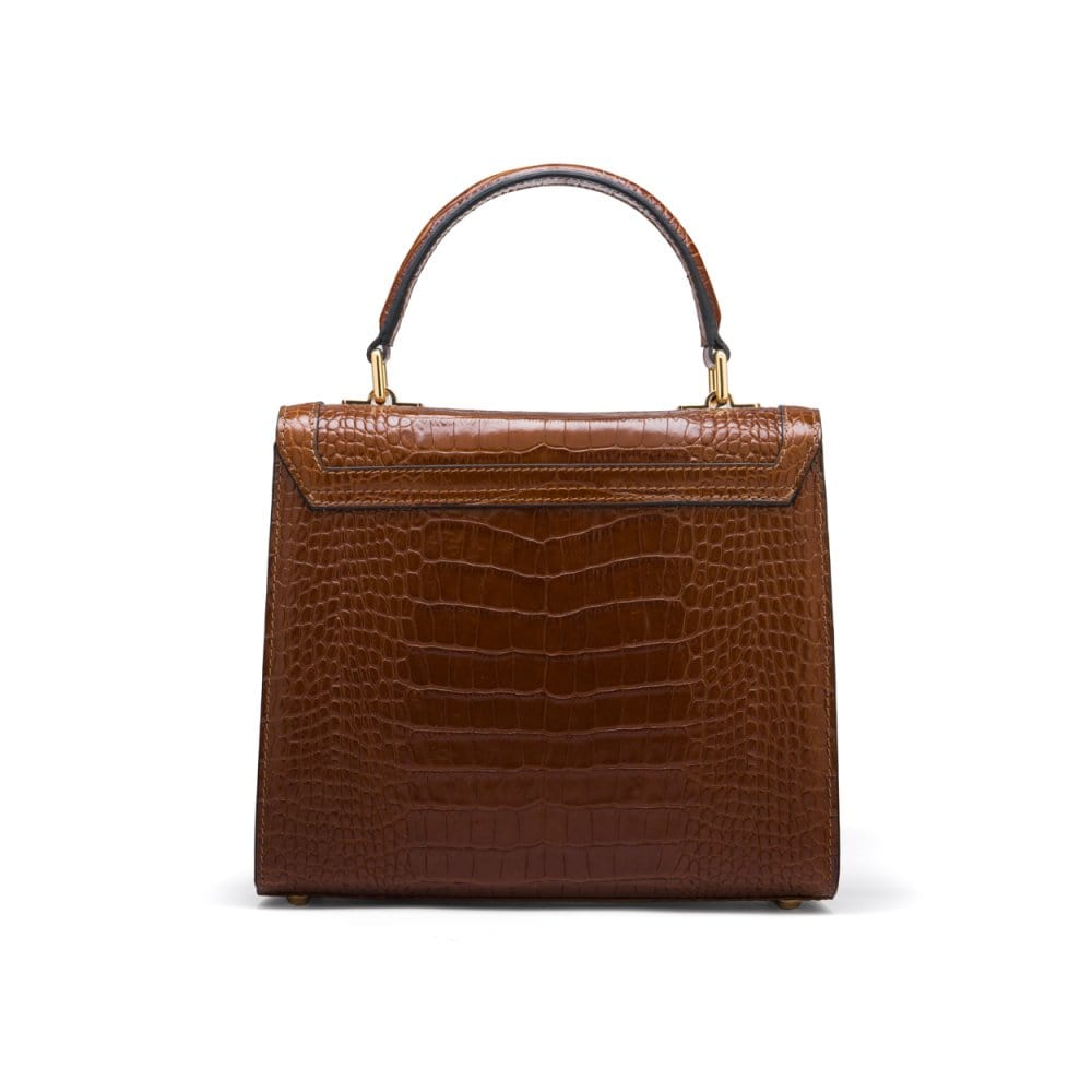 Tan Leather Signature Morgan Bag