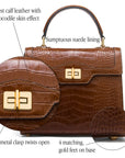 Tan Leather Signature Morgan Bag