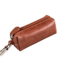 Tan Rectangular Leather Key Case