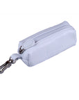 White Rectangular Leather Key Case