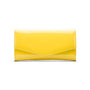 Yellow Patent Lily Clutch Handbag