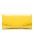 Yellow Patent Lily Clutch Handbag