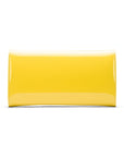 Yellow Patent Lily Clutch Handbag